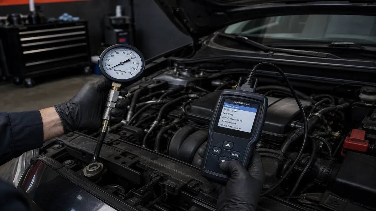 Motordiagnostik vor dem Kauf: Leistung, Verdichtung und typische Fehlerbilder, 1200x675